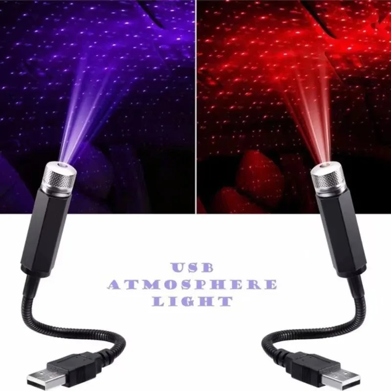 Night Light Projector Stars - Car Romantic LED Starry Sky Night
