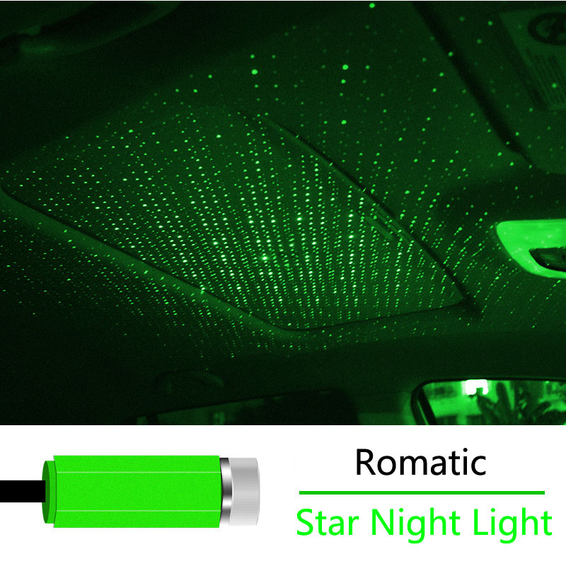 Night Light Projector Stars - Adjustable Auto USB Decorative Lamp Interior