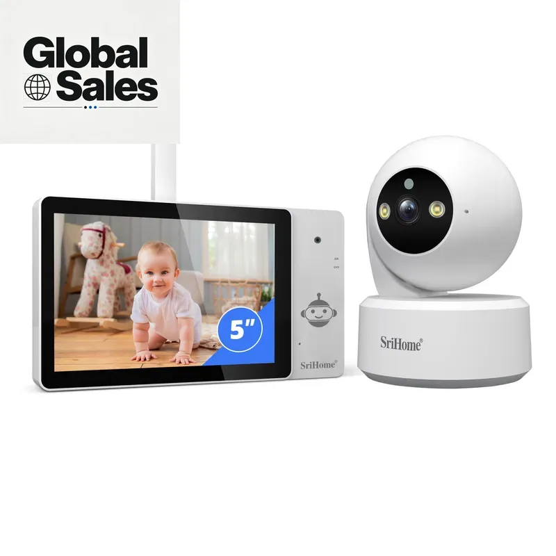 Baby Nursery Camera - 5-Inch HD Touchscreen Baby with 8MP