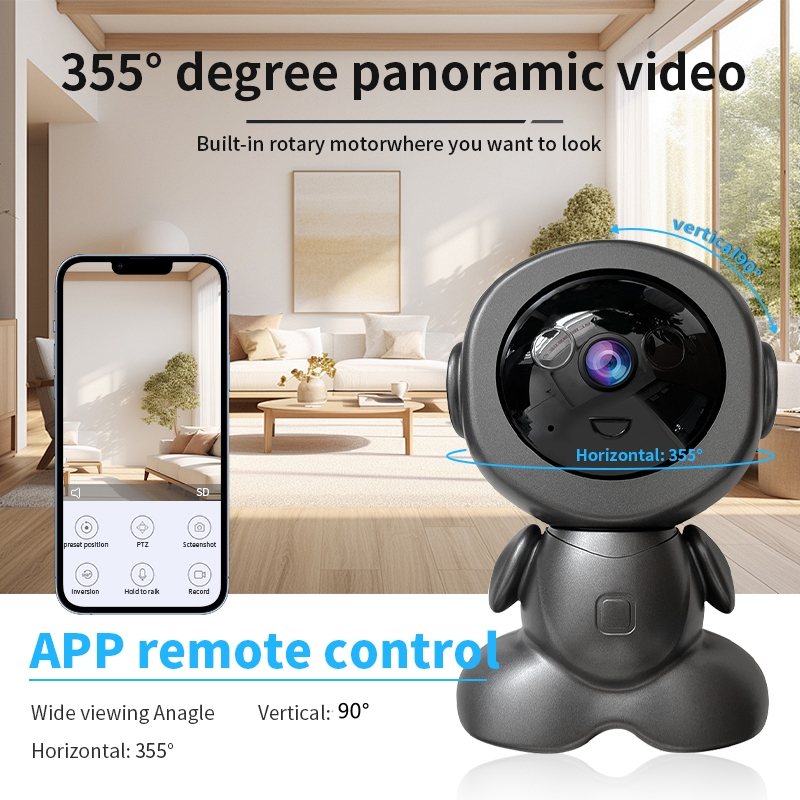 8MP Wifi Surveillance Robot Ca - Baby Nursery Camera ulasan dan harga