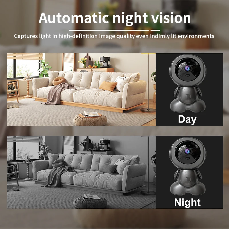 8MP Wifi Surveillance Robot Ca - Baby Nursery Camera ulasan dan harga