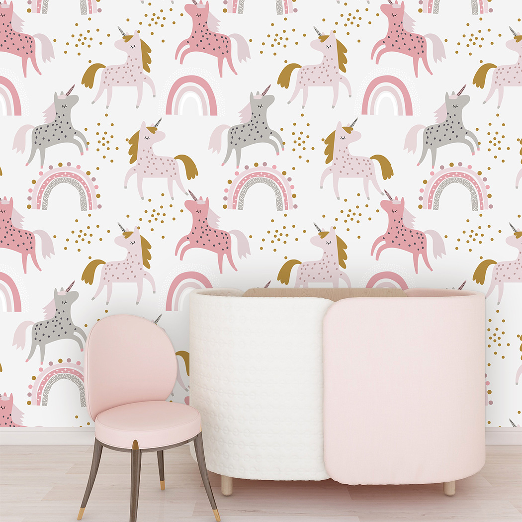 Nursery Wallpaper Baby Girl Bo - Baby Nursery Bedding ulasan dan harga