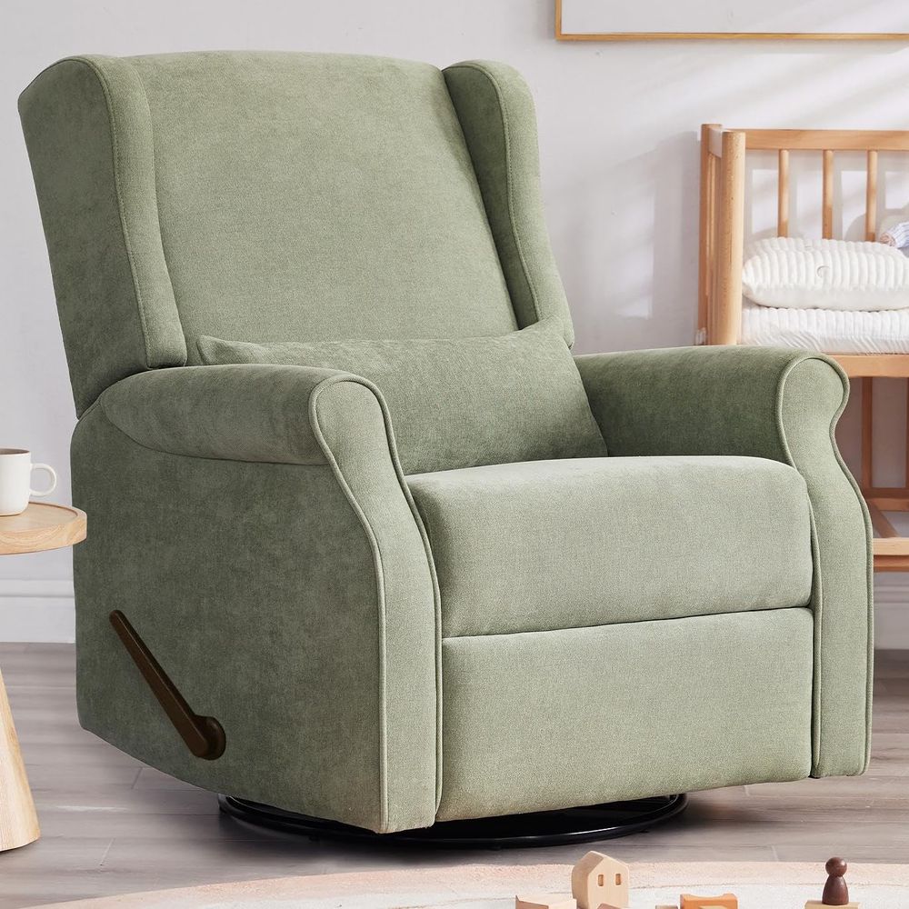 Nursery Swivel Glider Recliner - Rocking Chair Nursery ulasan dan harga