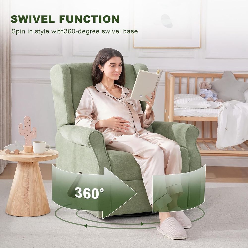 Nursery Swivel Glider Recliner - Rocking Chair Nursery ulasan dan harga