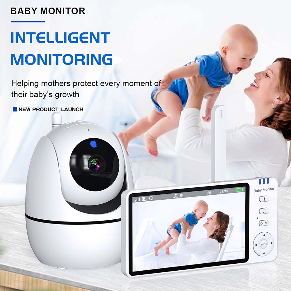 5 Inch Video Baby Monitor Indo - Baby Nursery Camera ulasan dan harga