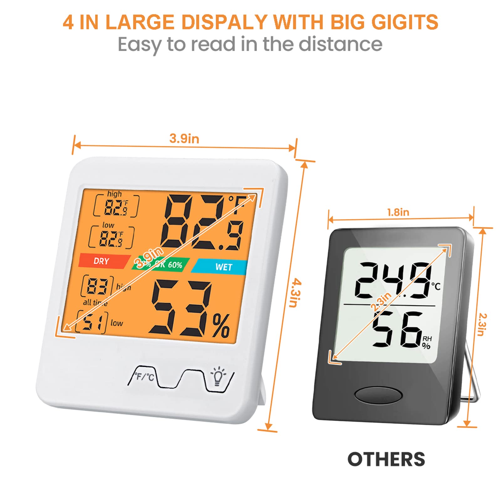 High Accuracy Digital Thermome - Baby Nursery Temperature ulasan dan harga