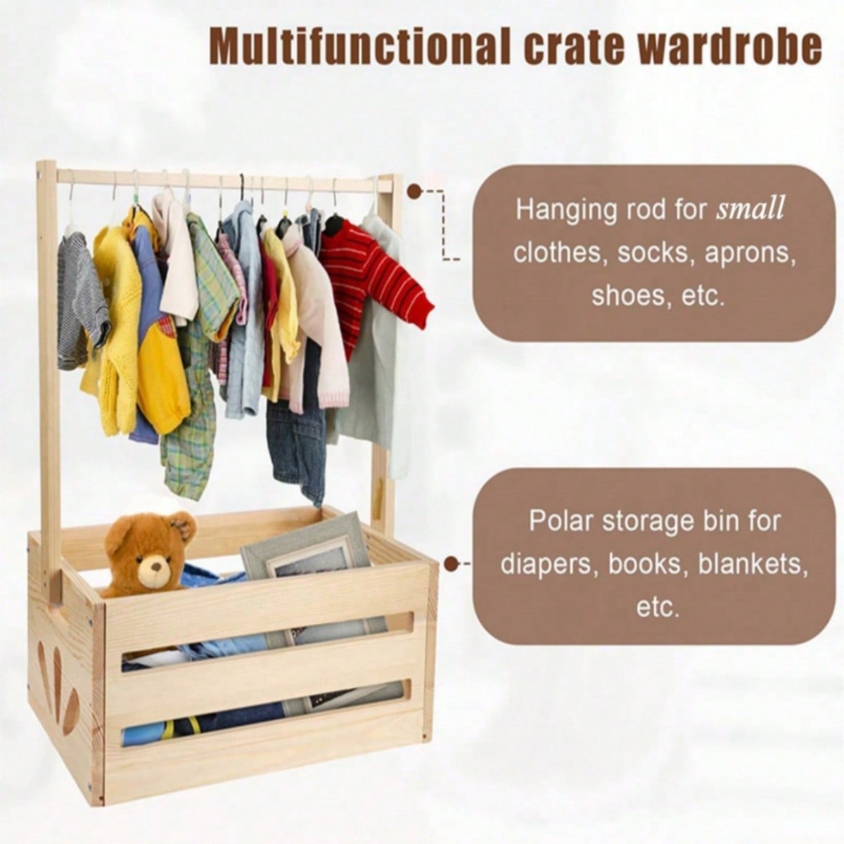 Baby Shower Crate Box With Han - Baby Nursery Unit ulasan dan harga