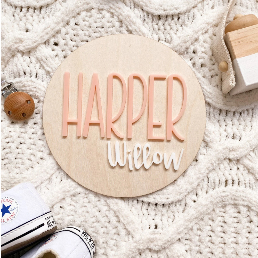 Personalised Birth Announcemen - Baby Nursery Name ulasan dan harga