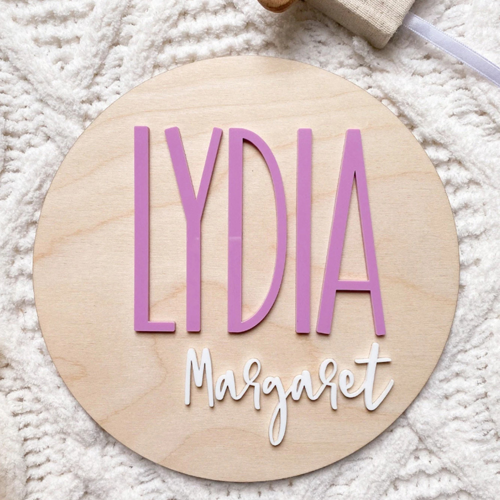 Personalised Birth Announcemen - Baby Nursery Name ulasan dan harga