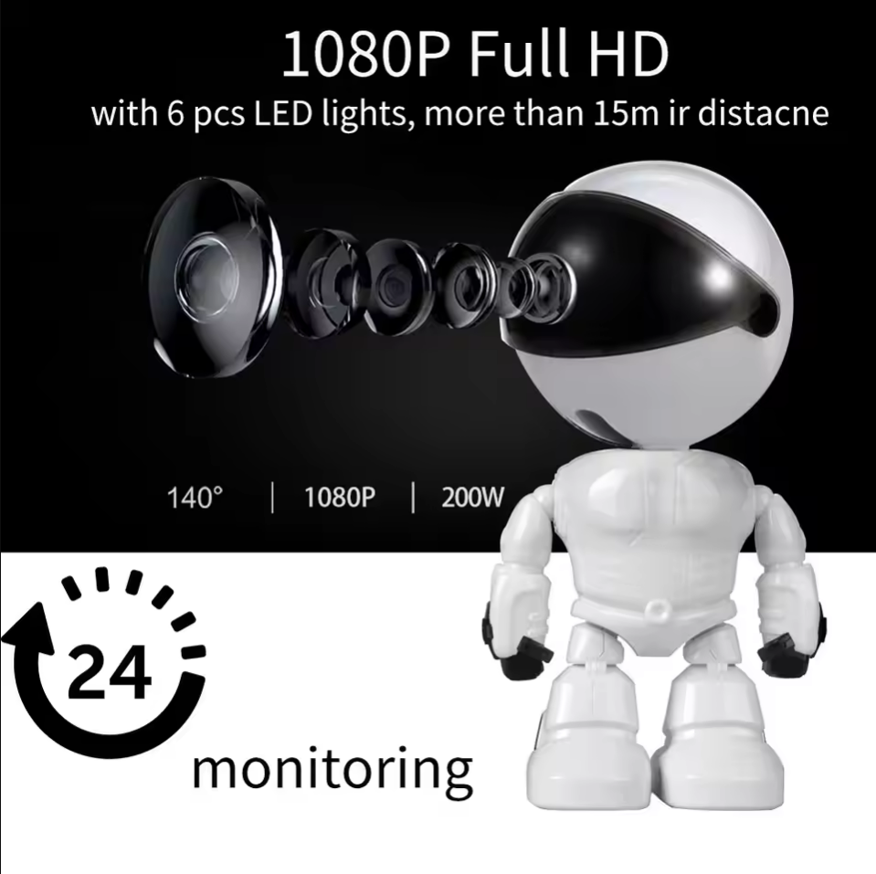 Smart Robot WiFi IP Camera 108 - Baby Nursery Camera ulasan dan harga