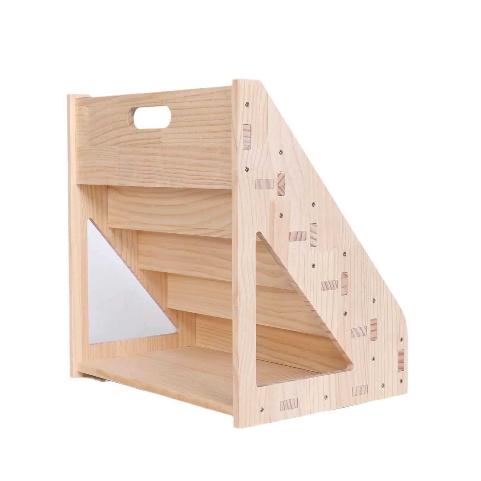 Kids Bookshelf Wooden Storage  - Baby Nursery Unit ulasan dan harga