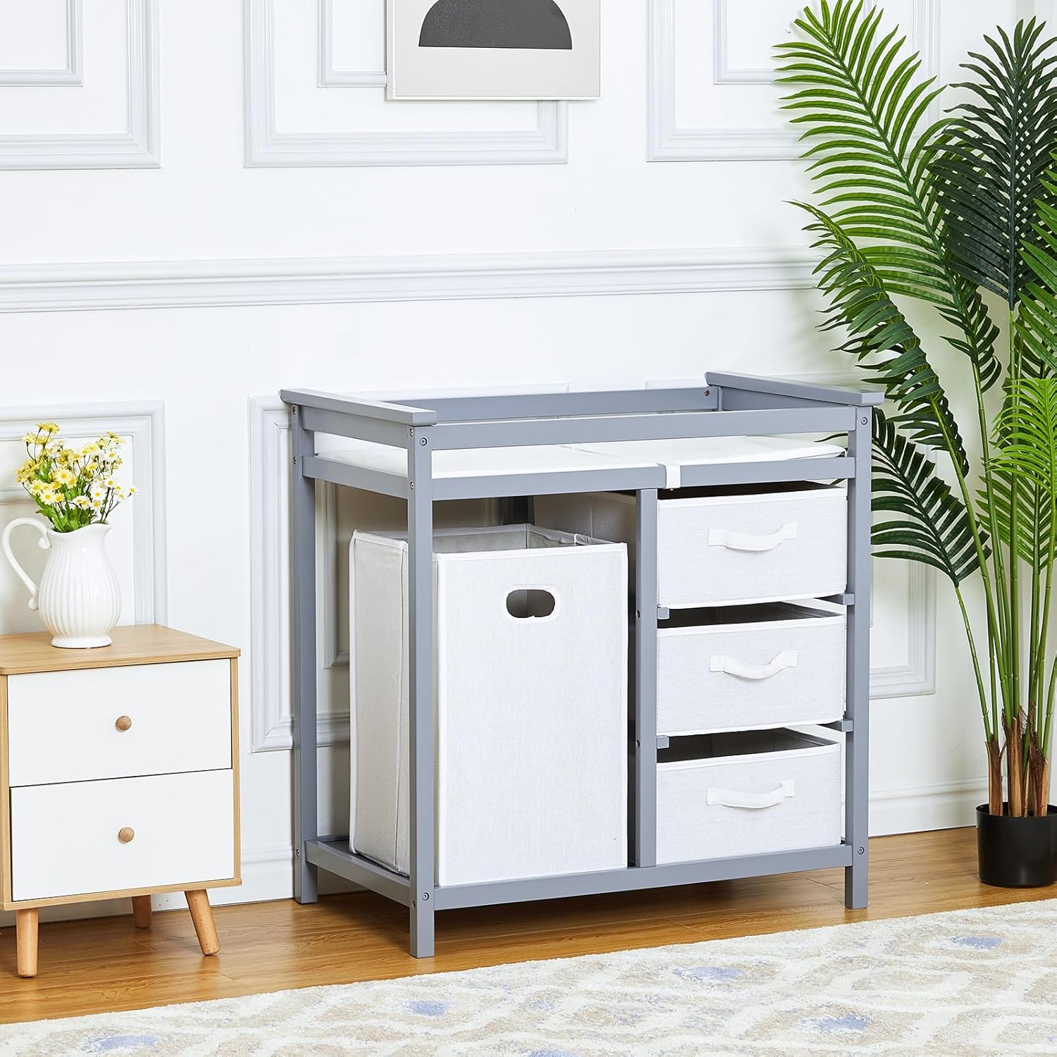 Baby Changing Table with Chang - Baby Nursery Unit ulasan dan harga