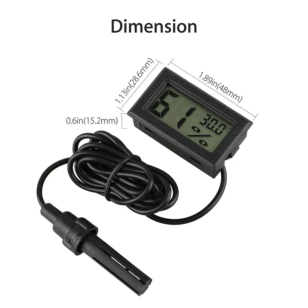 Indoor Digital Thermometer Hyg - Baby Nursery Temperature ulasan dan harga