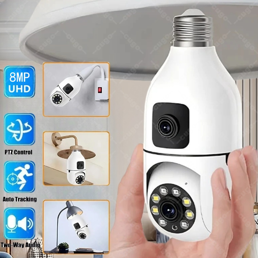 E27 Bulb Surveillance Security - Baby Nursery Camera ulasan dan harga