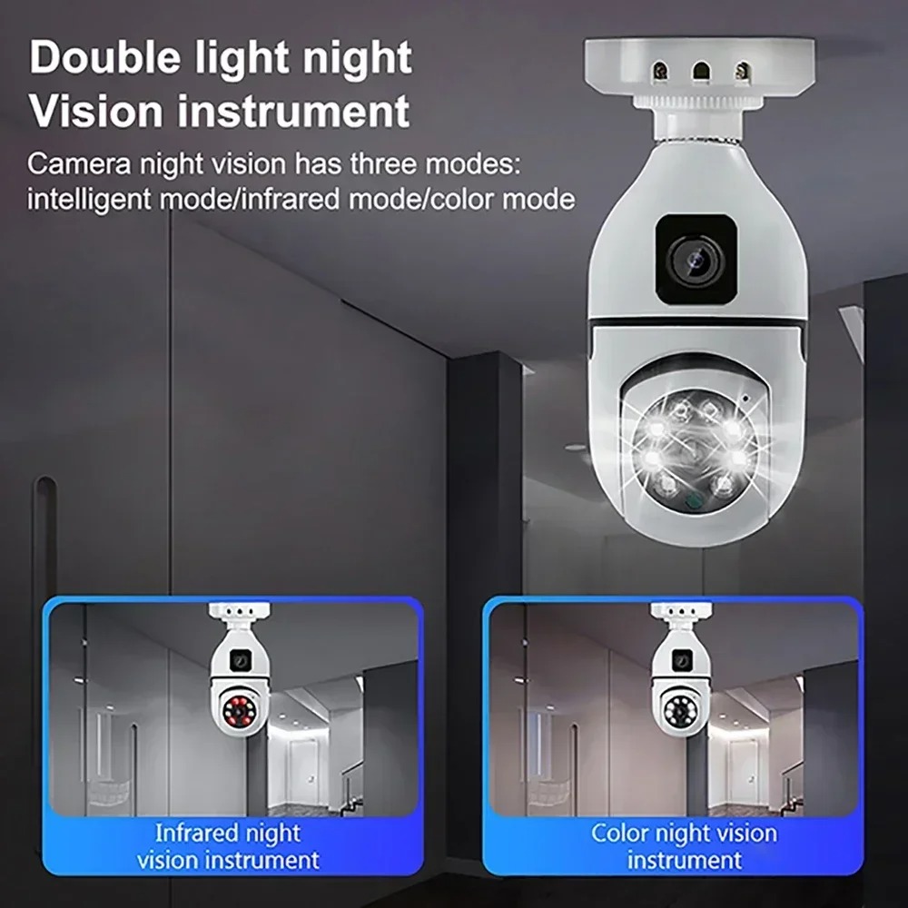 E27 Bulb Surveillance Security - Baby Nursery Camera ulasan dan harga
