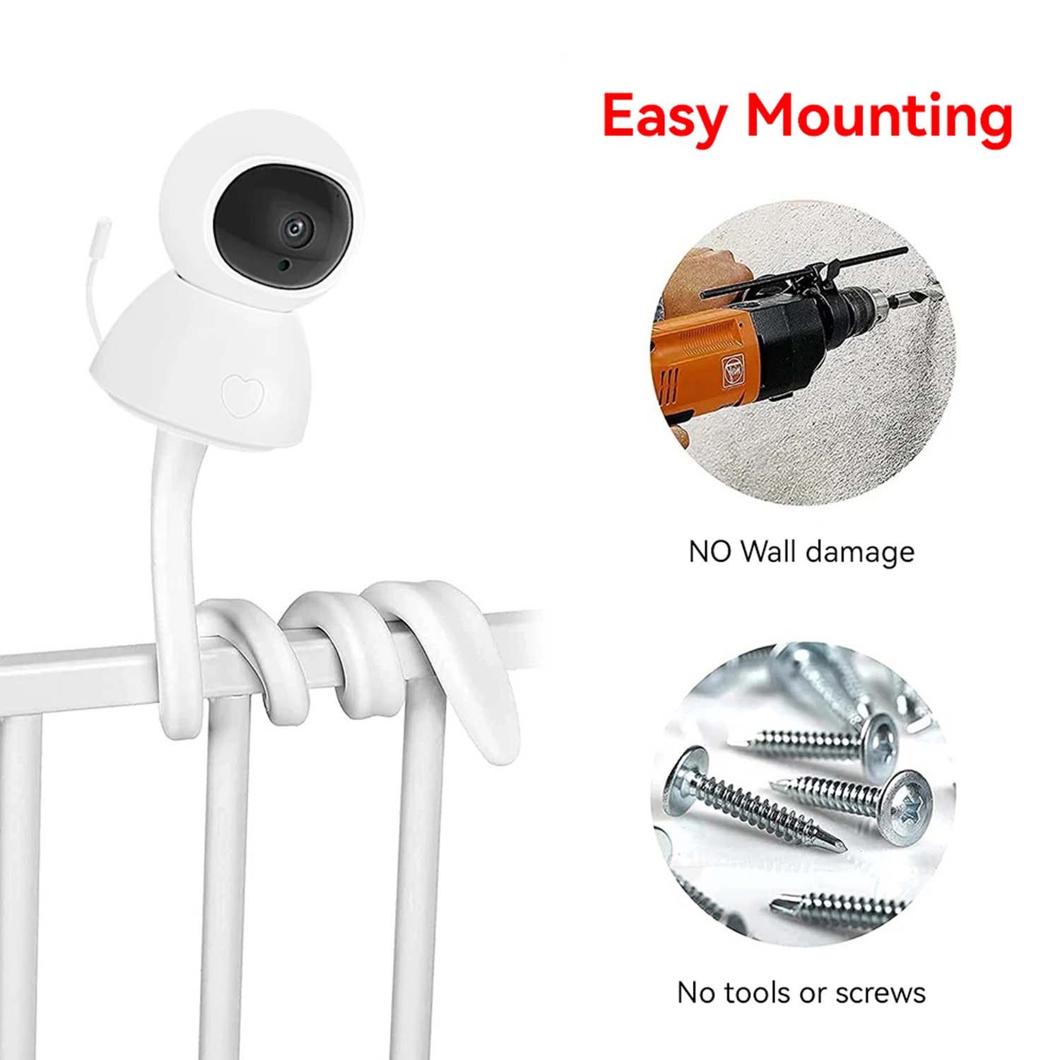 Baby Monitor Holder Flexible B - Baby Nursery Camera ulasan dan harga