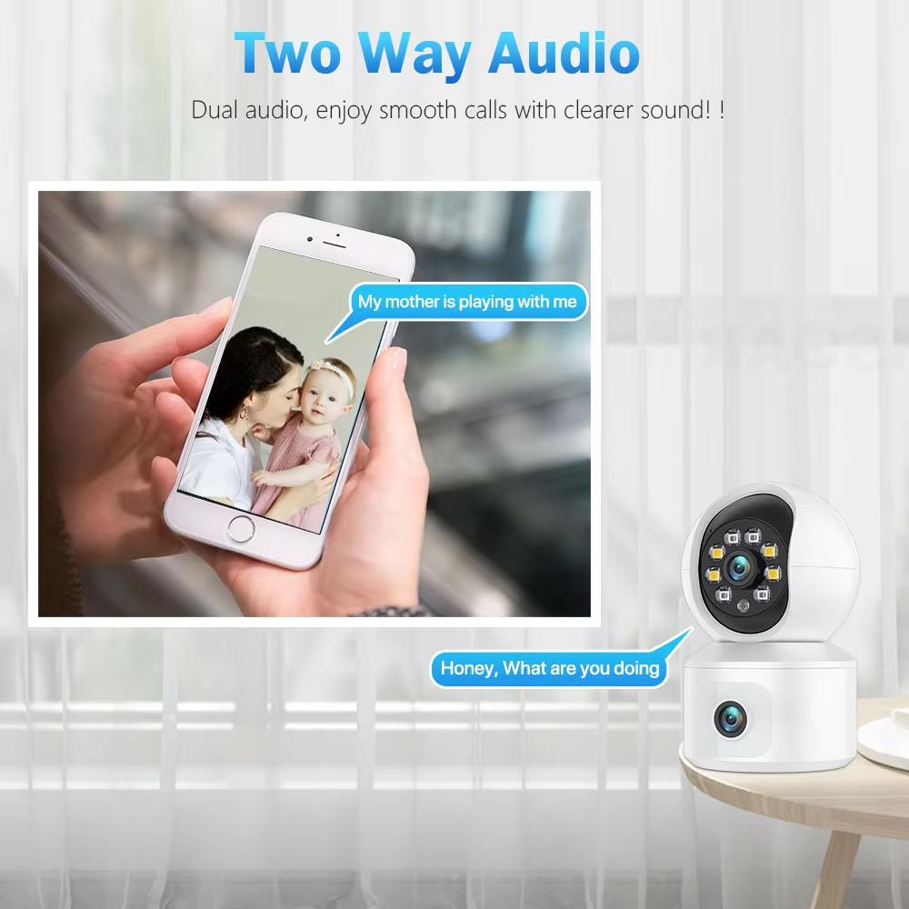 6MP ICSEE WiFi IP Camera Dual  - Baby Nursery Camera ulasan dan harga