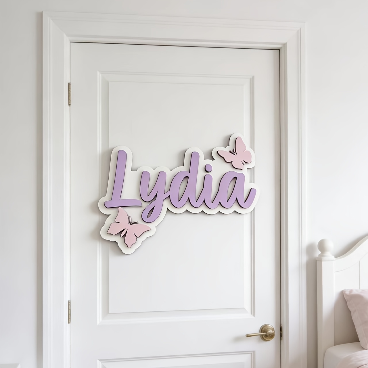 Personalized Blue & Pink Butte - Baby Nursery Name ulasan dan harga