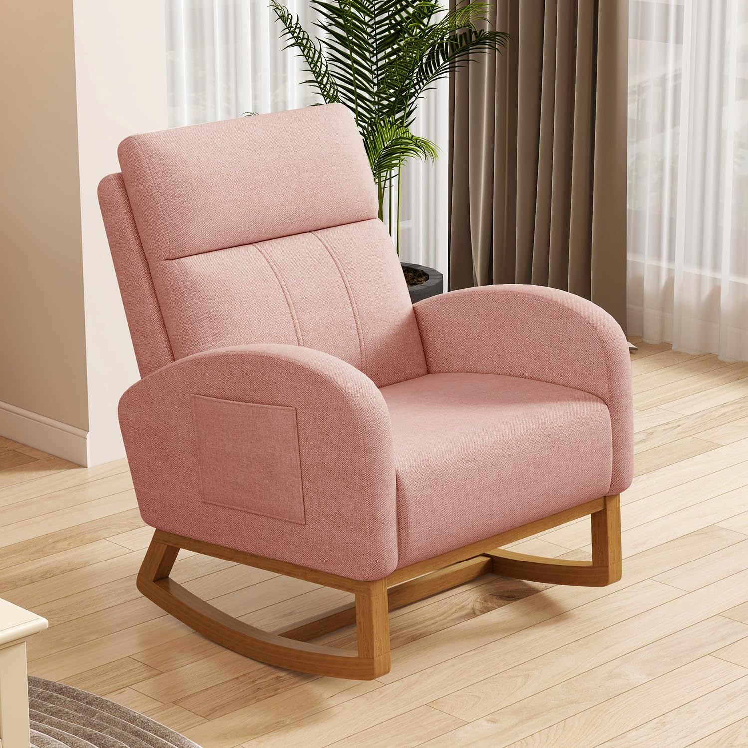 #Comfy High Backrest Upholster - Rocking Chair Nursery ulasan dan harga