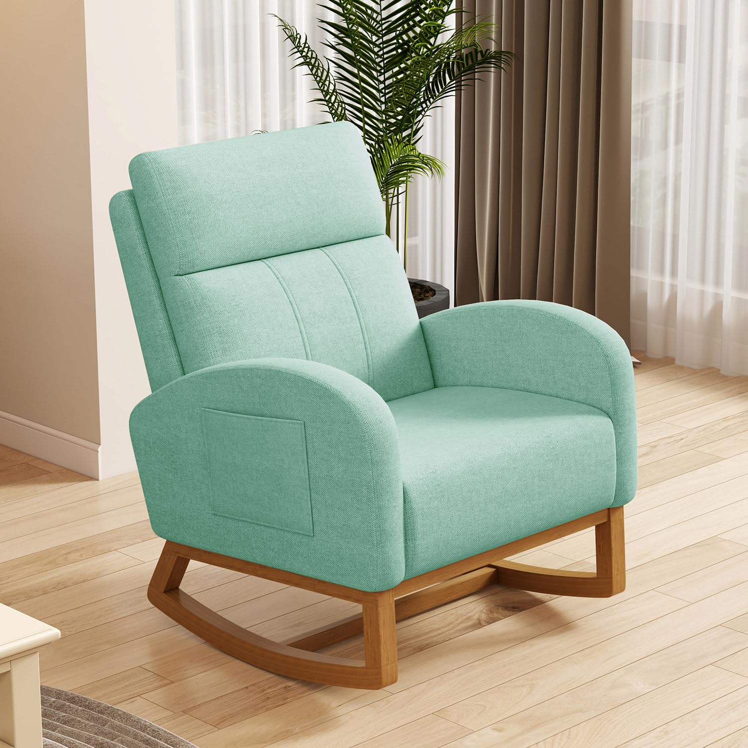 #Comfy High Backrest Upholster - Rocking Chair Nursery ulasan dan harga