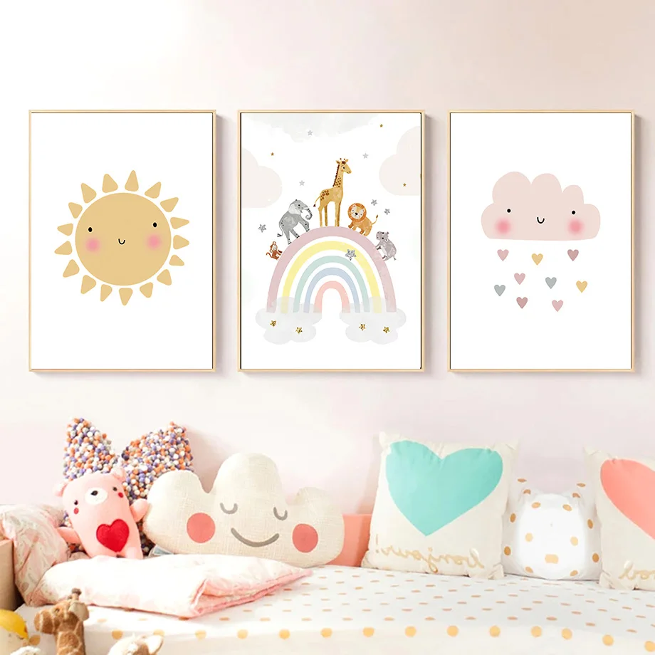 Giraffe Elephant Hot Balloon S - Baby Nursery Name ulasan dan harga