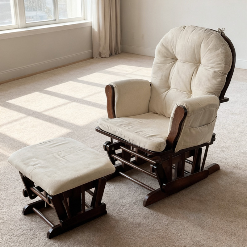 Modern Wood Maternity Mummy Nu - Rocking Chair Nursery ulasan dan harga