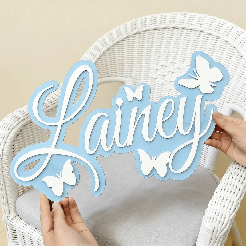 Personalized Baby Name Plaque, - Baby Nursery Name ulasan dan harga