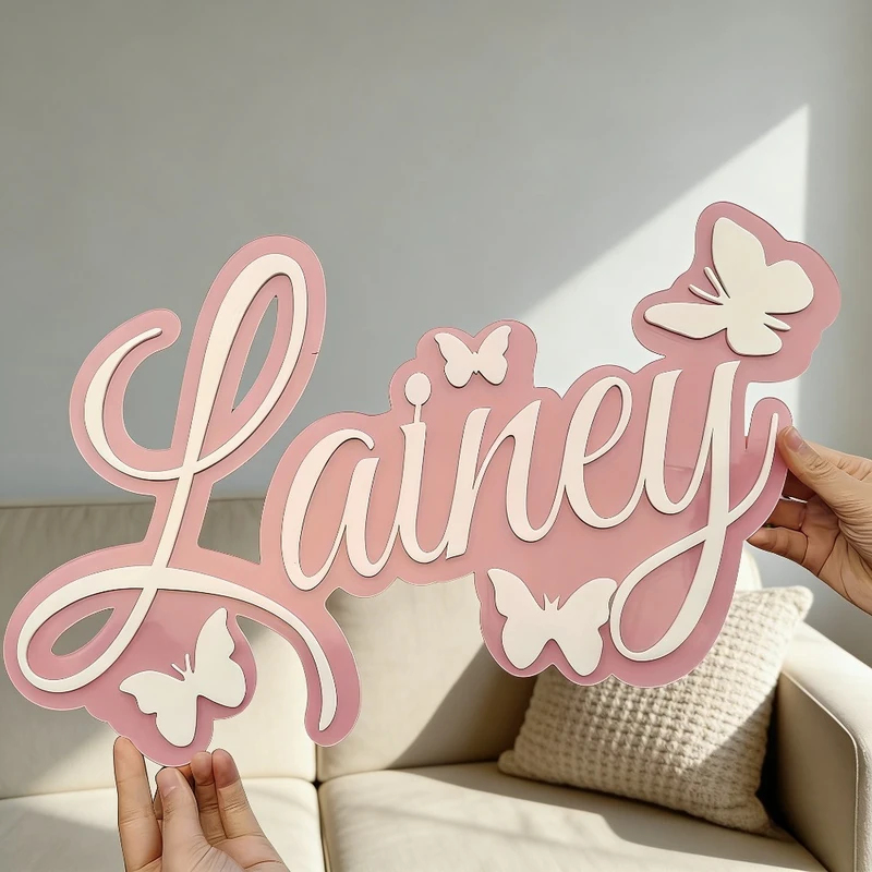 Personalized Baby Name Plaque, - Baby Nursery Name ulasan dan harga
