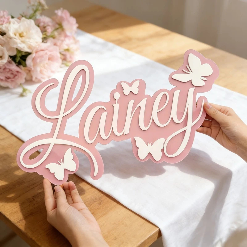 Personalized Baby Name Plaque, - Baby Nursery Name ulasan dan harga