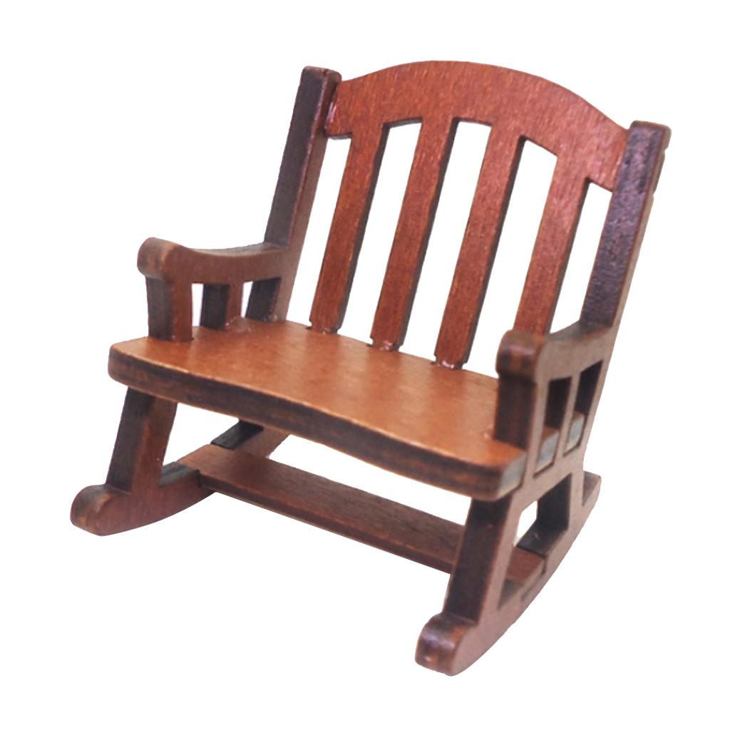 Dollhouse Rocking Chair Wooden - Rocking Chair Nursery ulasan dan harga