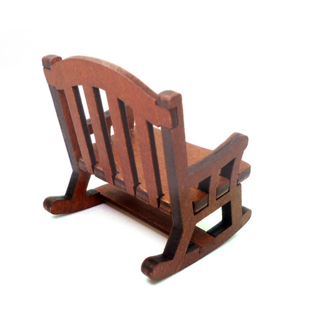 Dollhouse Rocking Chair Wooden - Rocking Chair Nursery ulasan dan harga
