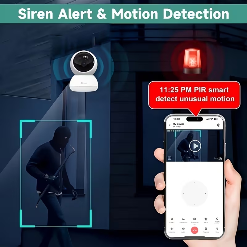 Smart WiFi Security Camera Dua - Baby Nursery Camera ulasan dan harga