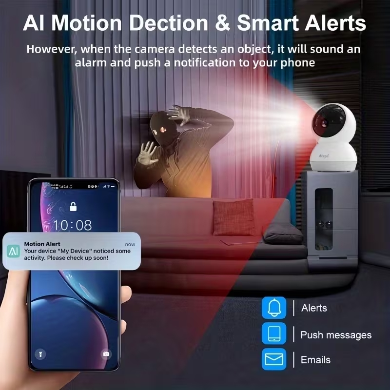 Smart WiFi Security Camera Dua - Baby Nursery Camera ulasan dan harga