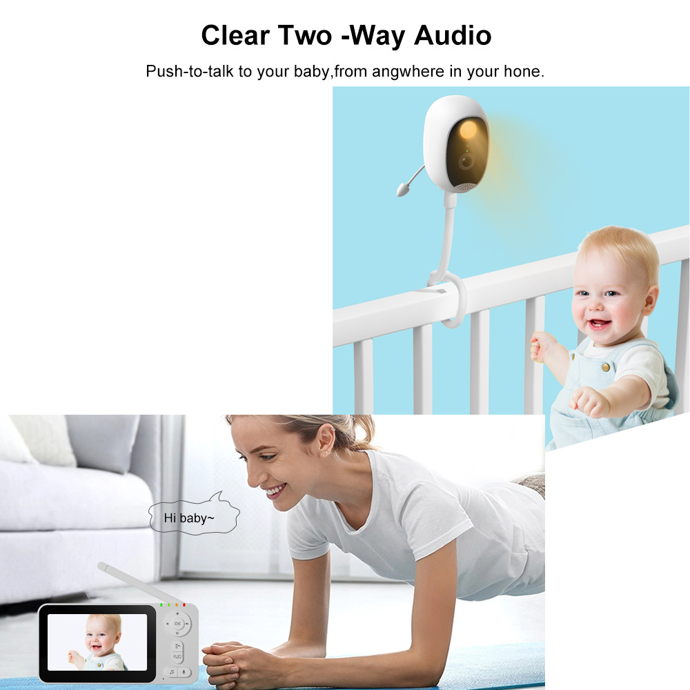4.3-inch Intelligent Baby Moni - Baby Nursery Camera ulasan dan harga