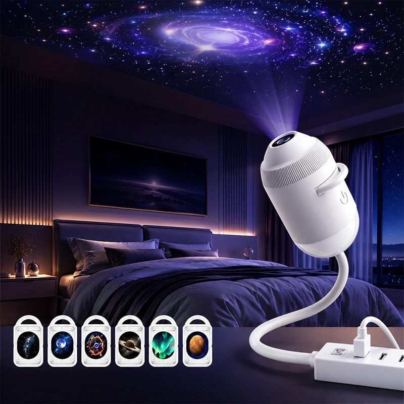 Holographic 5d Star Galaxy Oce - Night Light Projector Stars ulasan dan harga