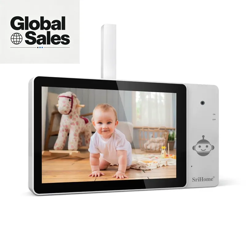 5-Inch HD Touchscreen Baby wit - Baby Nursery Camera ulasan dan harga