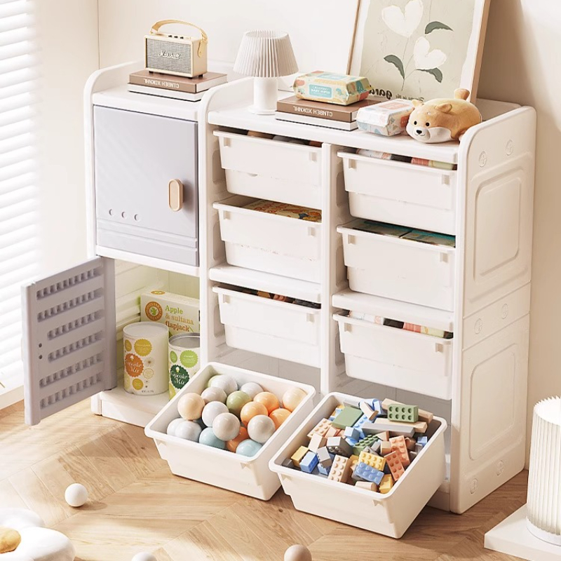Kids Toy Storage Organizer wit - Baby Nursery Unit ulasan dan harga
