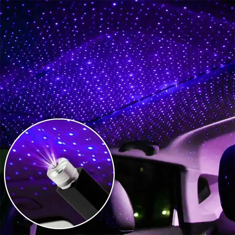 Mini Car LED Star Night Light  - Night Light Projector Stars ulasan dan harga
