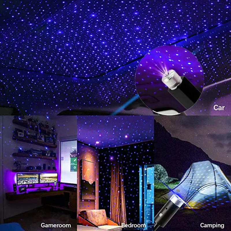 Mini Car LED Star Night Light  - Night Light Projector Stars ulasan dan harga