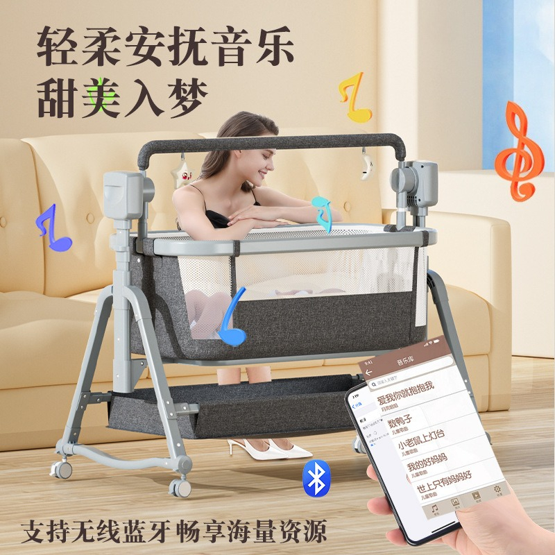 Multi-Functional Electric Baby - Bassinet Bedside Sleeper ulasan dan harga