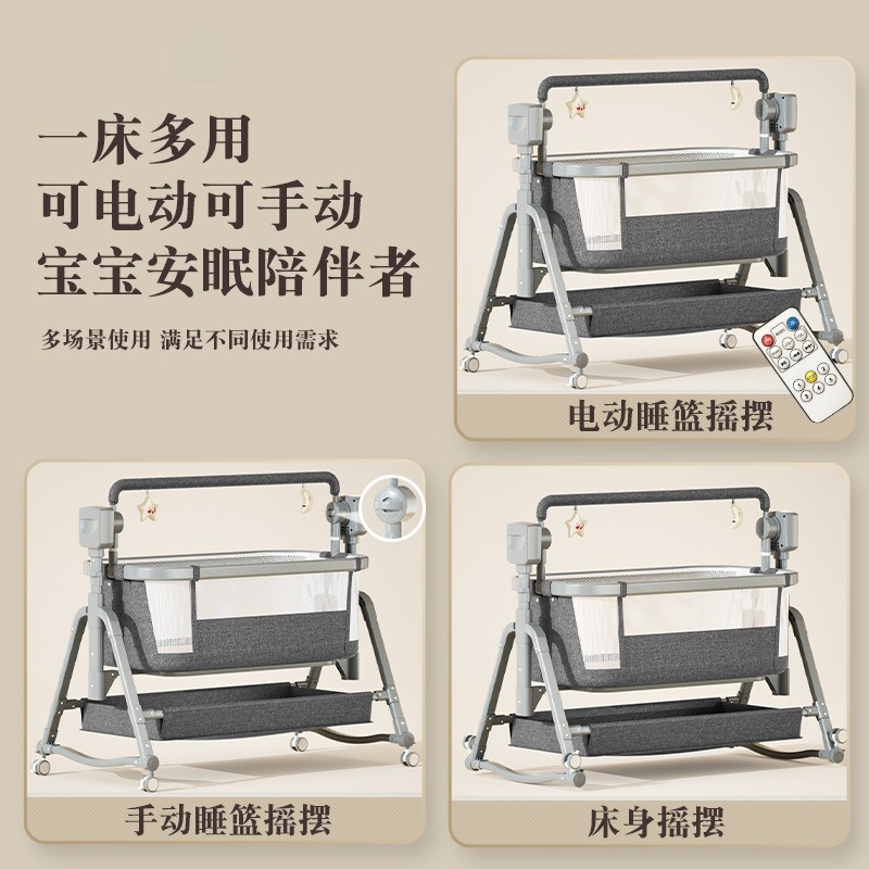 Multi-Functional Electric Baby - Bassinet Bedside Sleeper ulasan dan harga