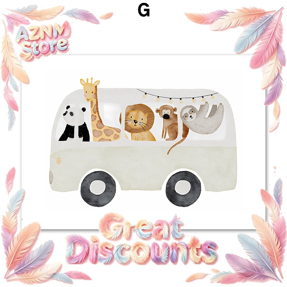Boho Animals Friend Elephant R - Baby Nursery Art ulasan dan harga