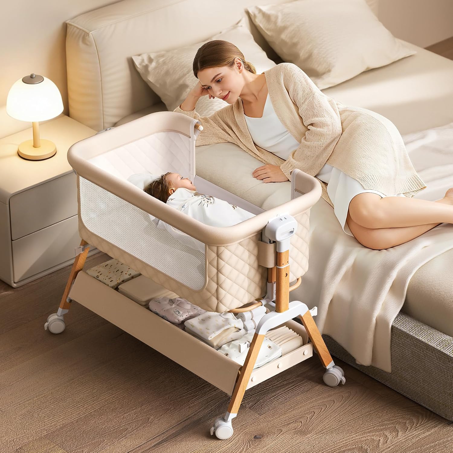 3 In 1 Baby Bassinet Bedside S - Bassinet Bedside Sleeper ulasan dan harga