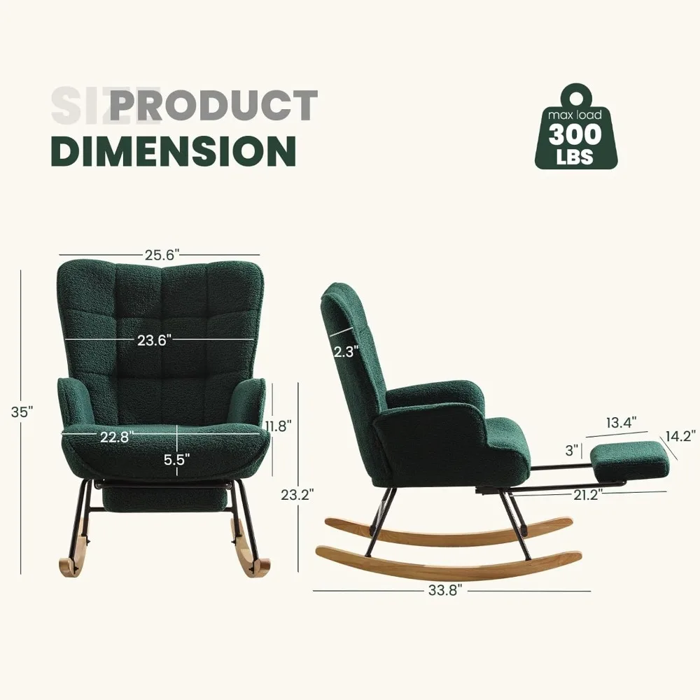 Nursery rocking chair, cushion - Rocking Chair Nursery ulasan dan harga
