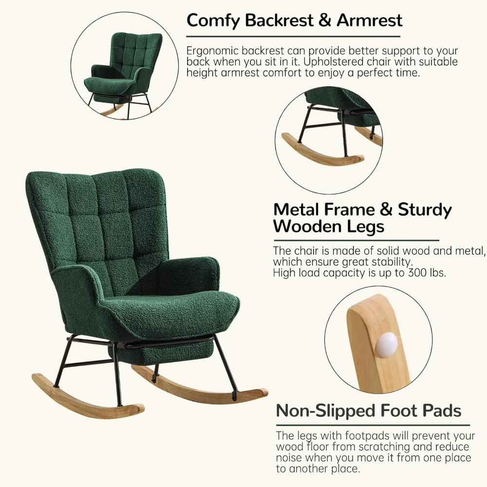 Nursery rocking chair, cushion - Rocking Chair Nursery ulasan dan harga