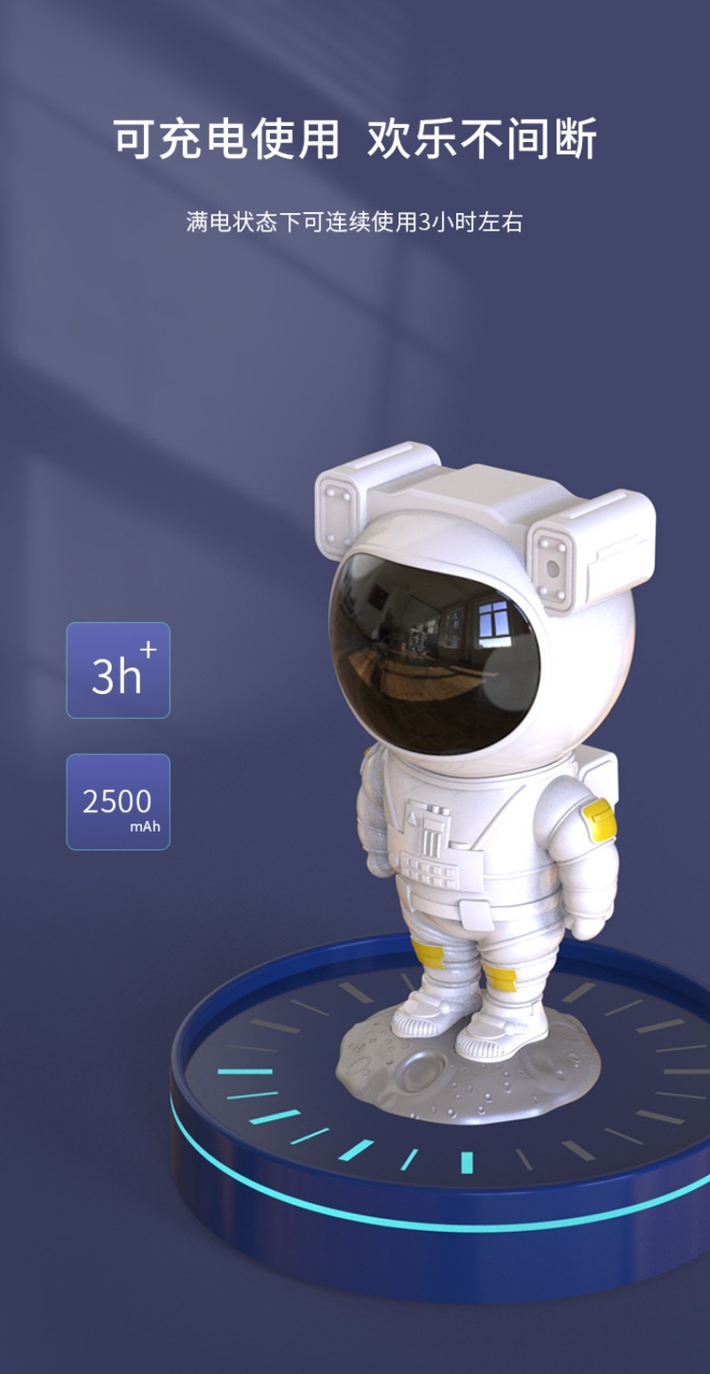 Astronaut Starry Sky Projector - Night Light Projector Stars ulasan dan harga