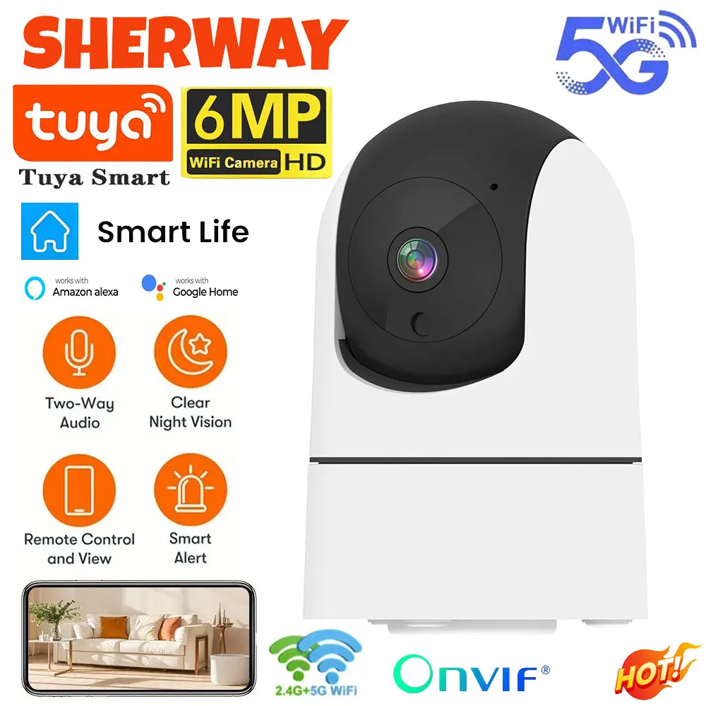 Tuya 5G WiFi IP Camera Indoor  - Baby Nursery Camera ulasan dan harga