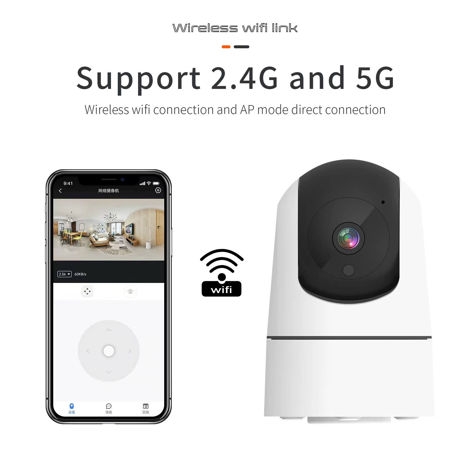 Tuya 5G WiFi IP Camera Indoor  - Baby Nursery Camera ulasan dan harga