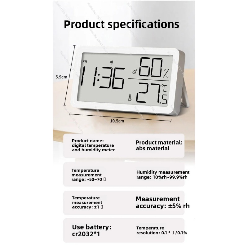 Indoor High Precision Temperat - Baby Nursery Temperature ulasan dan harga