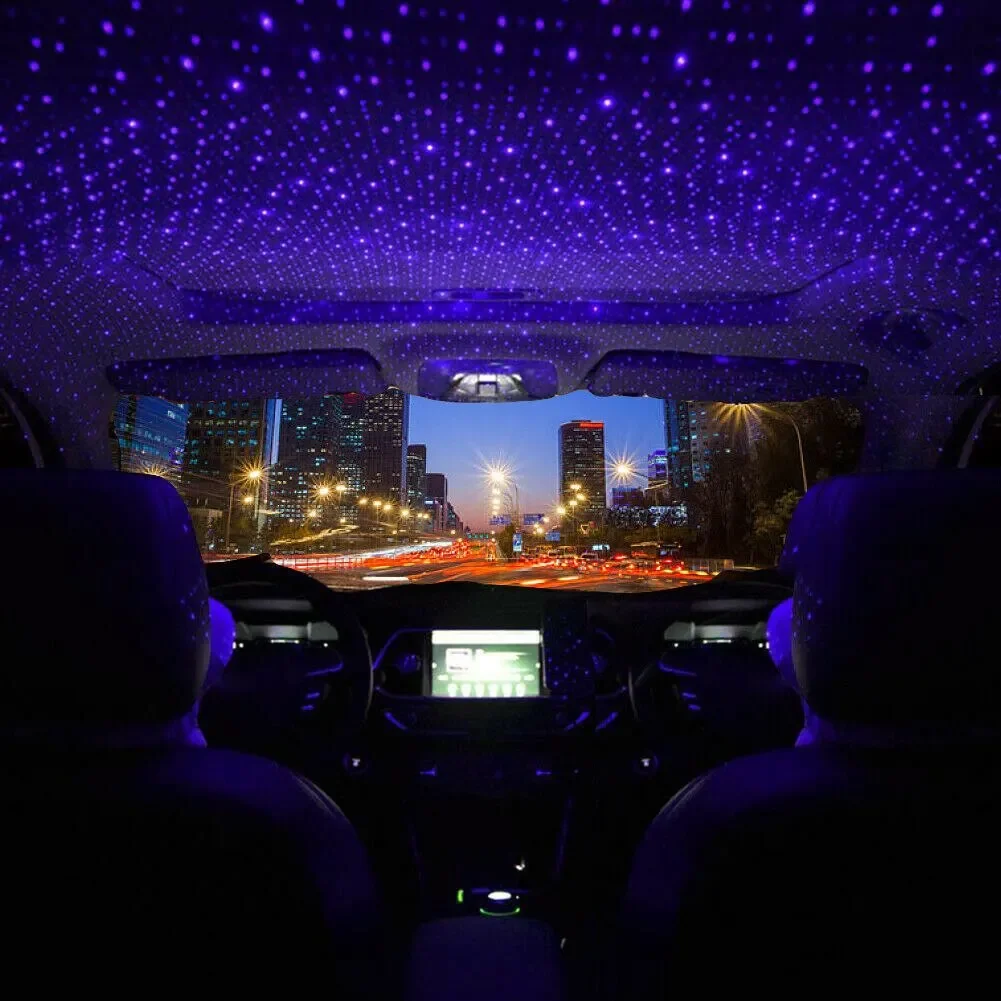 5V USB Mini Car LED Starry Sky - Night Light Projector Stars ulasan dan harga